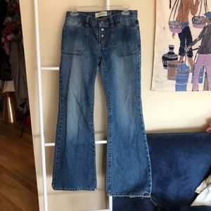 Gap Low Rise Flare Jeans Sz 4